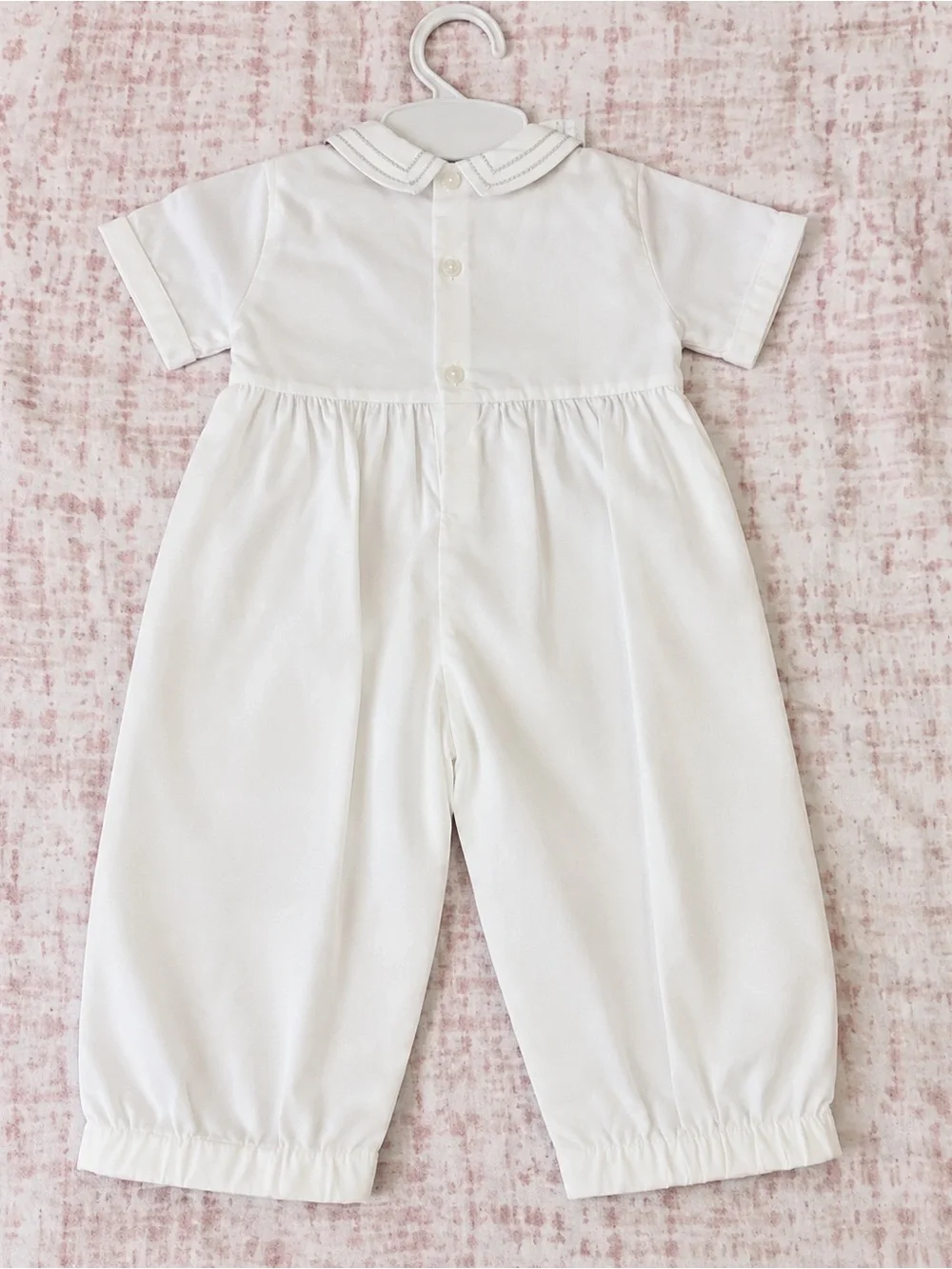 NWT Boy’s White Heirloom Romper Feltman Brothers Special Occasion 18 months